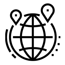 Icon for statistic: We are the leading provider of translated resources in languages spoken by 1.677 billion people.